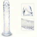 3.54in-9.84in Unisex Realistic Crystal Clear Dildo For Men Women Sex Toy