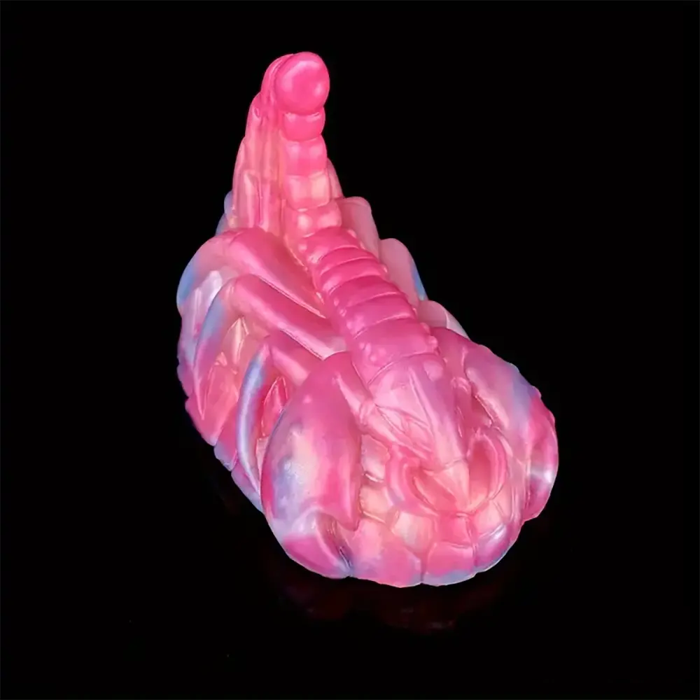 3.54in Animal Small Scorpion Style Silicone Soft Cock Dildo For Anus Dilator