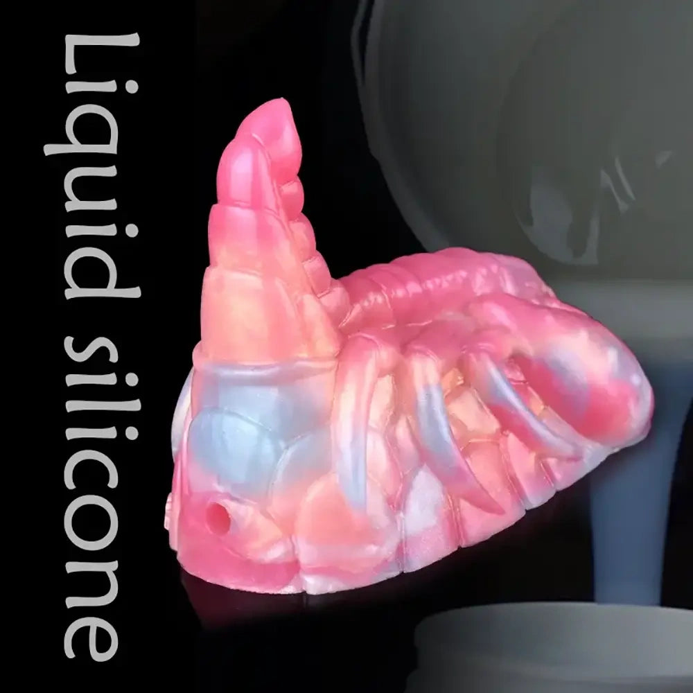3.54in Animal Small Scorpion Style Silicone Soft Cock Dildo For Anus Dilator