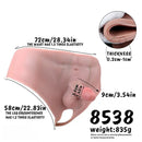3.54in Realistic Small Solid Dildo Panty Vaginal Opening For Double Using