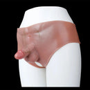 3.54in Realistic Small Solid Dildo Panty Vaginal Opening For Double Using