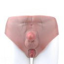 3.54in Realistic Small Solid Dildo Panty Vaginal Opening For Double Using