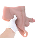3.54in Realistic Small Solid Dildo Panty Vaginal Opening For Double Using