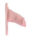 3.54in Silicone Soft Real Cock Cage Strap on Chastity Dildo With Lock