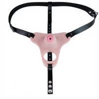 3.54in Strap on Chastity Dildo Wearable Realistic Cock Cage For Men Gay