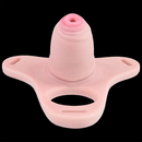 3.54in Strap on Chastity Dildo Wearable Realistic Cock Cage For Men Gay