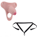 3.54in Strap on Chastity Dildo Wearable Realistic Cock Cage For Men Gay