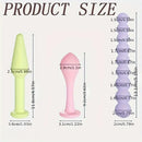 3.62in 4.57in 5.16in Small Anal Beads Soft Silicone Butt Plug Dildo