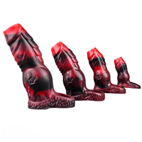 3.62in 4.72in 5.51in 6.69in Knot Animal Soft Dildo Sleeve Cock Extender