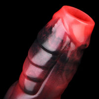 3.62in 4.72in 5.51in 6.69in Knot Animal Soft Dildo Sleeve Cock Extender