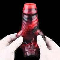 3.62in 4.72in 5.51in 6.69in Knot Animal Soft Dildo Sleeve Cock Extender