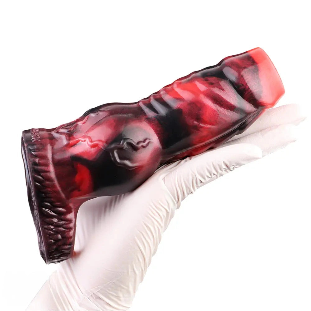 3.62in 4.72in 5.51in 6.69in Knot Animal Soft Dildo Sleeve Cock Extender