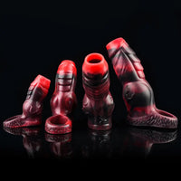 3.62in 4.72in 5.51in 6.69in Knot Animal Soft Dildo Sleeve Cock Extender