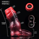 3.62in 4.72in 5.51in 6.69in Knot Animal Soft Dildo Sleeve Cock Extender