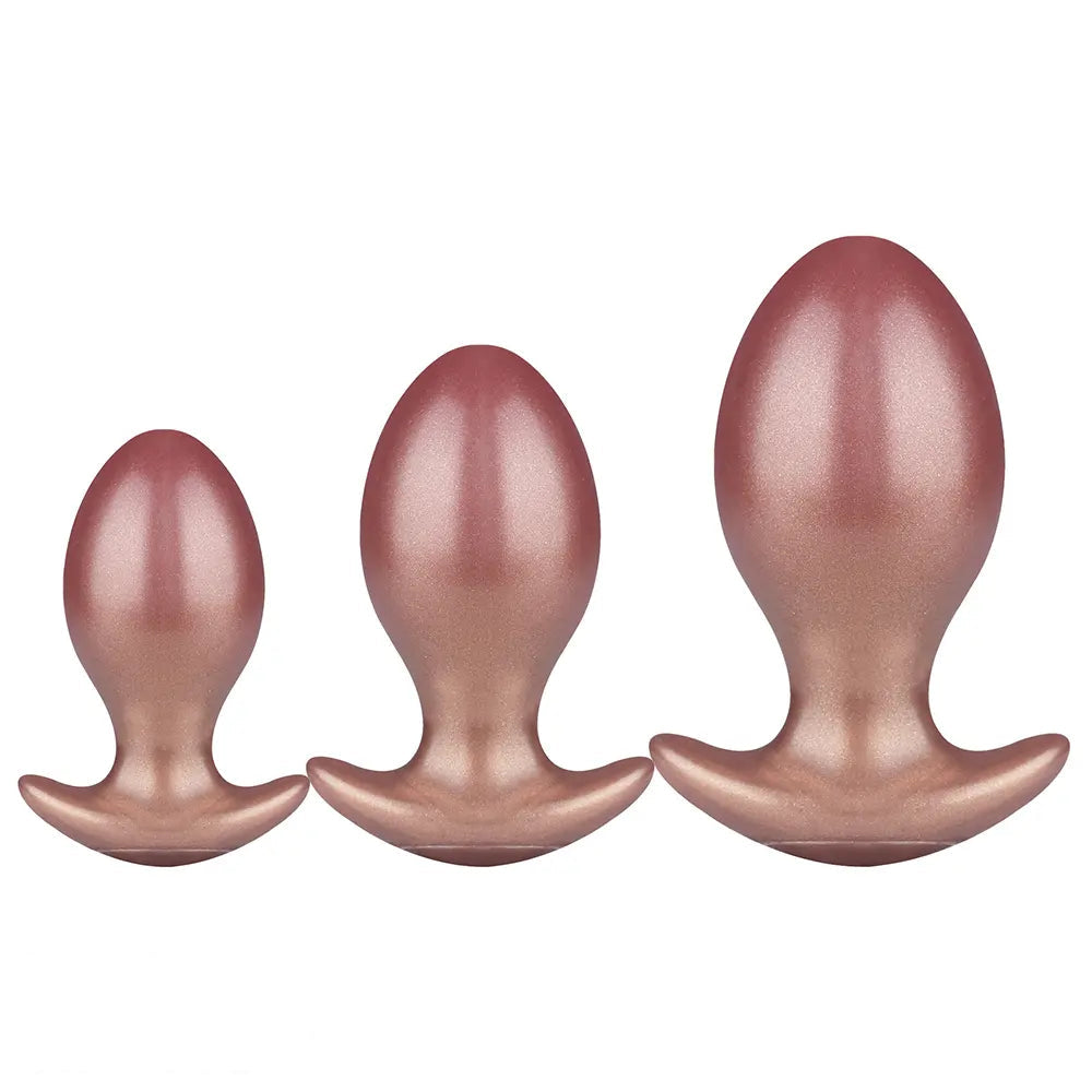 3.74in 4.33in 5.11in Anal Ball Butt Plug Dildo Female Pleasure Sex Toy