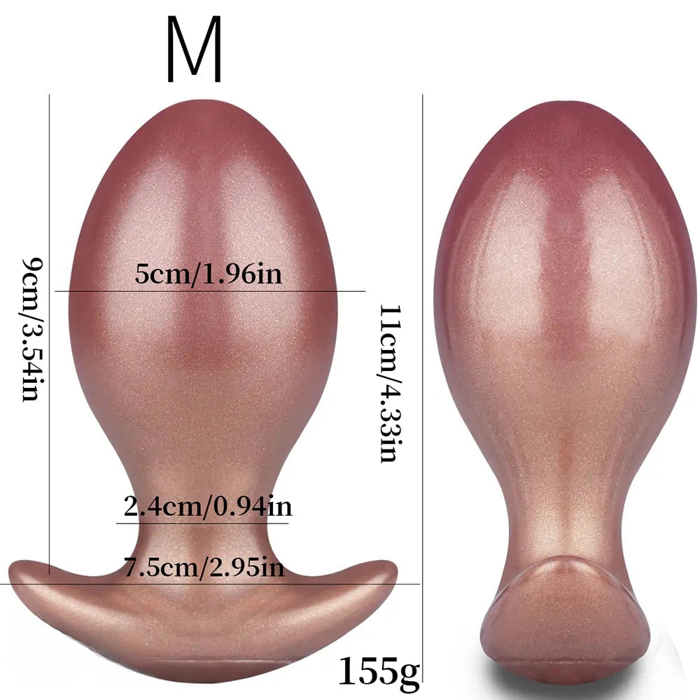 3.74in 4.33in 5.11in Anal Ball Butt Plug Dildo Female Pleasure Sex Toy