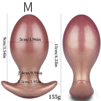 3.74in 4.33in 5.11in Anal Ball Butt Plug Dildo Female Pleasure Sex Toy