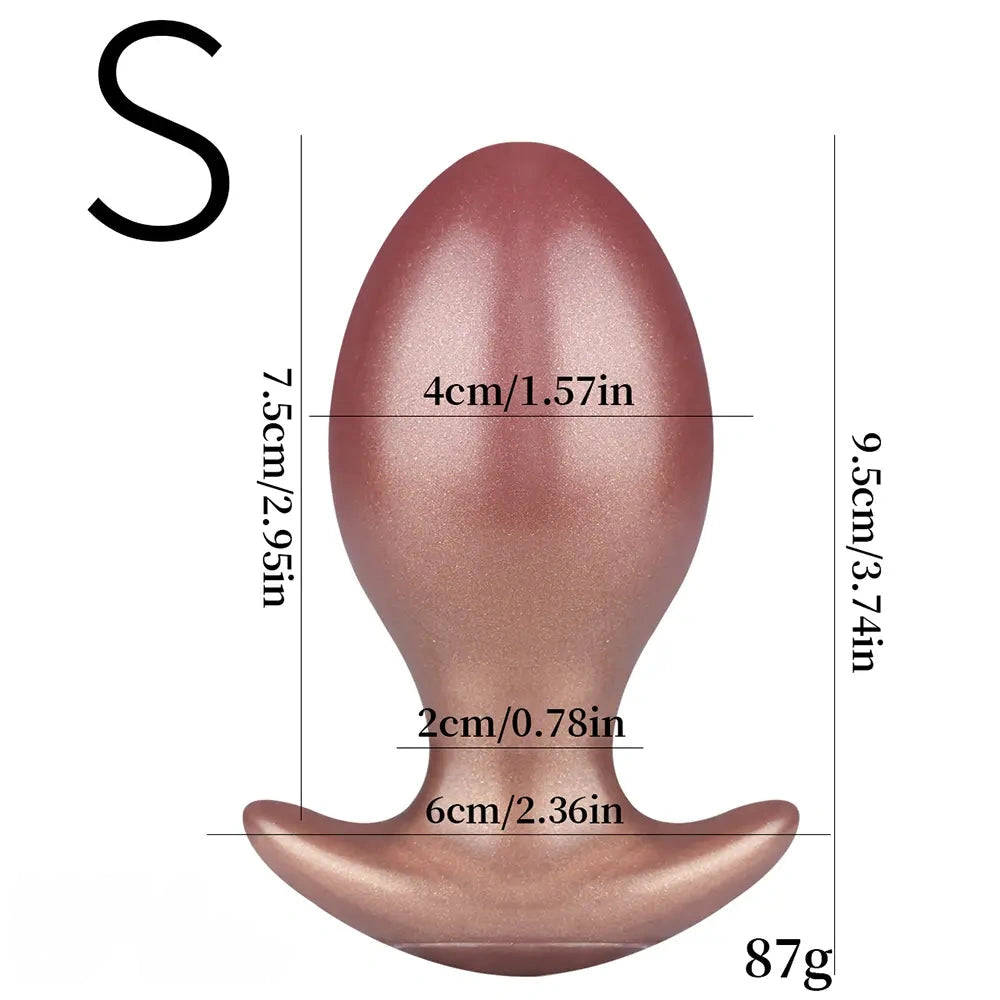 3.74in 4.33in 5.11in Anal Ball Butt Plug Dildo Female Pleasure Sex Toy