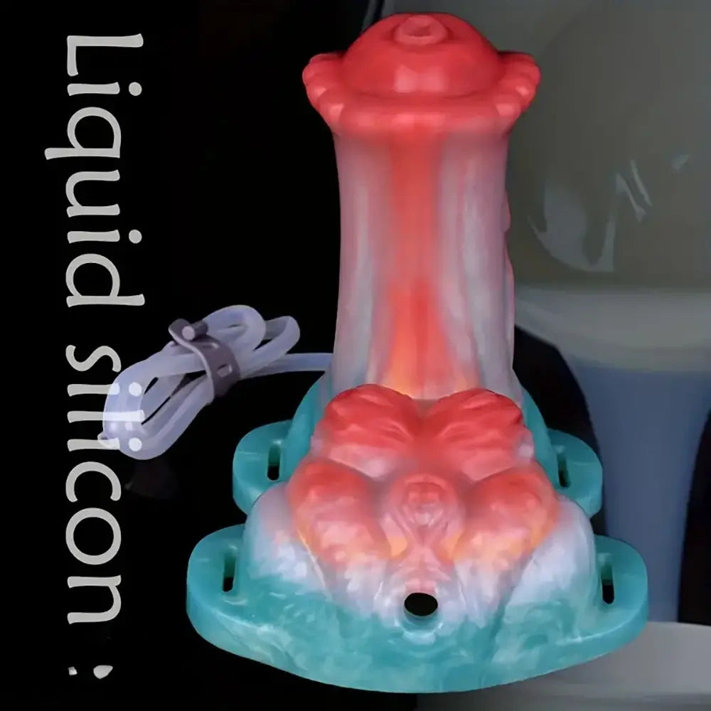 3.74in 4.88in Spraying Water Silicone Soft Squirting Fantasy Small Dildo