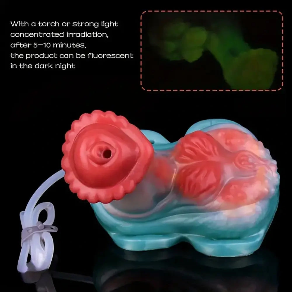 3.74in 4.88in Spraying Water Silicone Soft Squirting Fantasy Small Dildo
