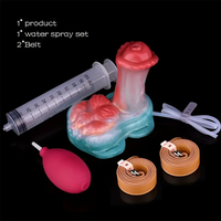 3.74in 4.88in Spraying Water Silicone Soft Squirting Fantasy Small Dildo