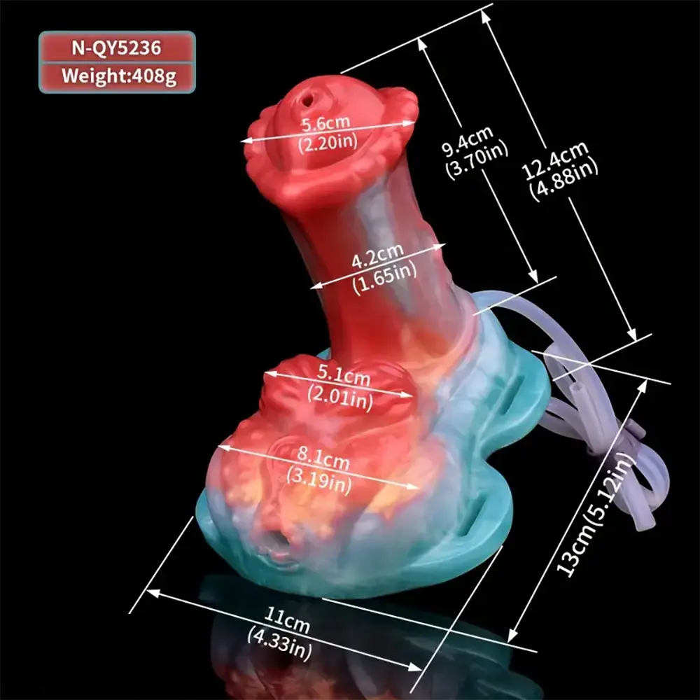 3.74in 4.88in Spraying Water Silicone Soft Squirting Fantasy Small Dildo