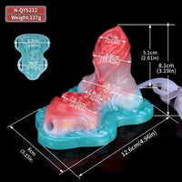 3.74in 4.88in Spraying Water Silicone Soft Squirting Fantasy Small Dildo