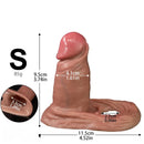 3.74in 5.11in 6.49in Realistic Hollow Small Cock Dildo Sleeve With Penis Ring