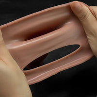 3.74in 5.11in 6.49in Realistic Hollow Small Cock Dildo Sleeve With Penis Ring