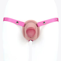 3.74in Real Hollow Chastity Cage Dildo Realistic Penis For Vagina Play