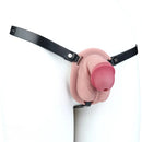 3.74in Real Hollow Chastity Cage Dildo Realistic Penis For Vagina Play