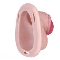 3.74in Real Hollow Chastity Cage Dildo Realistic Penis For Vagina Play