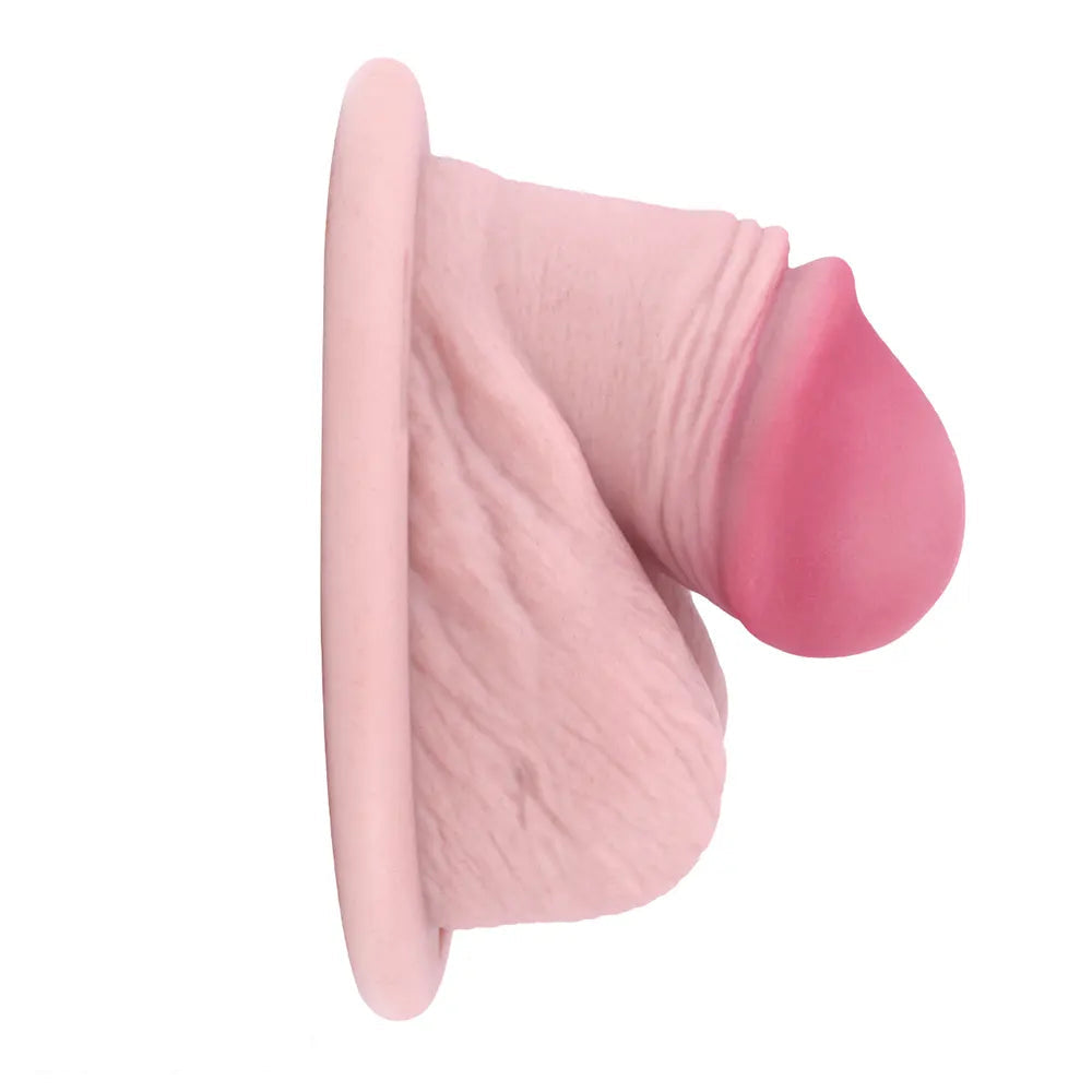 3.74in Real Hollow Chastity Cage Dildo Realistic Penis For Vagina Play
