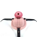 3.74in Real Hollow Chastity Cage Dildo Realistic Penis For Vagina Play