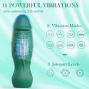 3.74in Small Automatic Vibrating Dildo With Veins Intensity Levels
