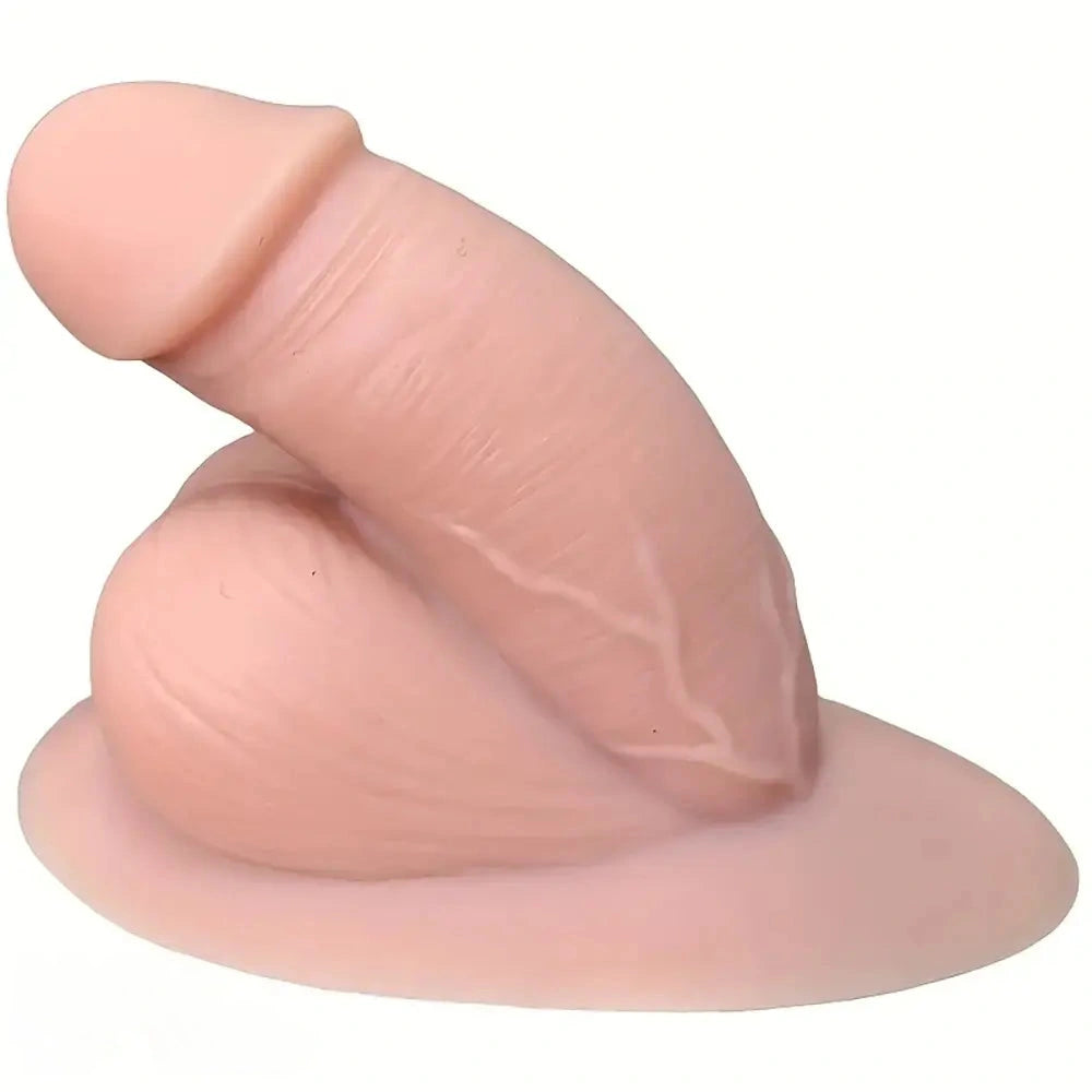 3.74in Soft Body Small Mini Dildo Sex Toy Female Self-Restorer Silicone Cock