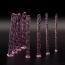 3.74in Threaded Glass Small Dildo G-spot Stimulator For Anal Sex
