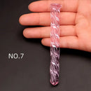 3.74in Threaded Glass Small Dildo G-spot Stimulator For Anal Sex