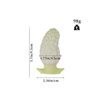 3.7in 5.43in Strawberry Design Small Silicone Soft Butt Plug Dildo For Anus