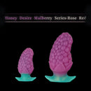 3.7in 5.43in Strawberry Design Small Silicone Soft Butt Plug Dildo For Anus