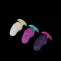 3.7in 5.43in Strawberry Design Small Silicone Soft Butt Plug Dildo For Anus