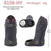 3.7in Super Soft Adult Men Cock Sheath For Couple Dildo Sleeve Love Toy