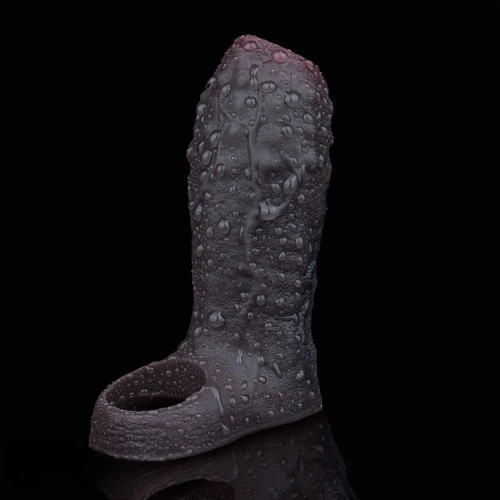 3.7in Super Soft Adult Men Cock Sheath For Couple Dildo Sleeve Love Toy
