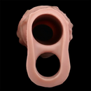 3.81in 3.93in 4.76in Small Flexible Realistic Silicone Sleeve Dildo