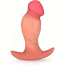 3.81in 4.92in 6.1in Small Silicone Real Soft Dildo With Anchor Shape Base