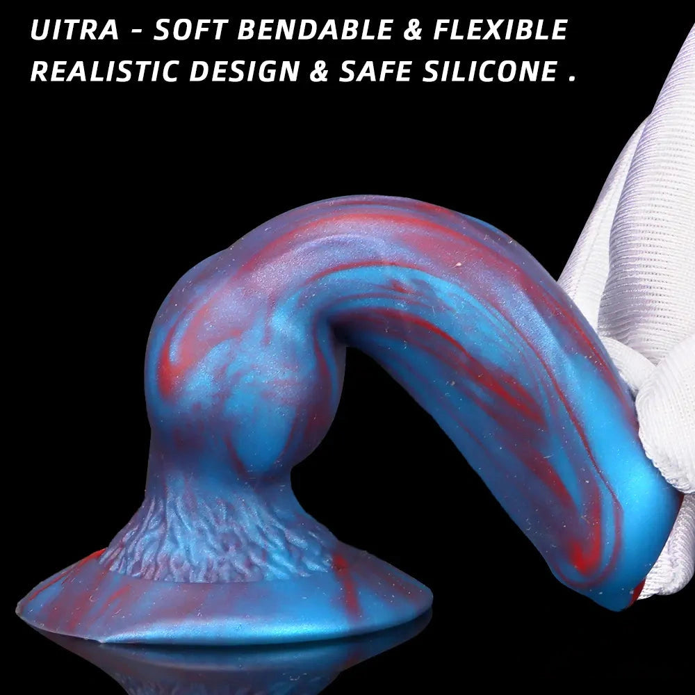 3.81in Mini Soft Silicone Lifelike Animal Dog Penis Dildo For Beginners