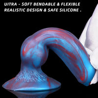 3.81in Mini Soft Silicone Lifelike Animal Dog Penis Dildo For Beginners