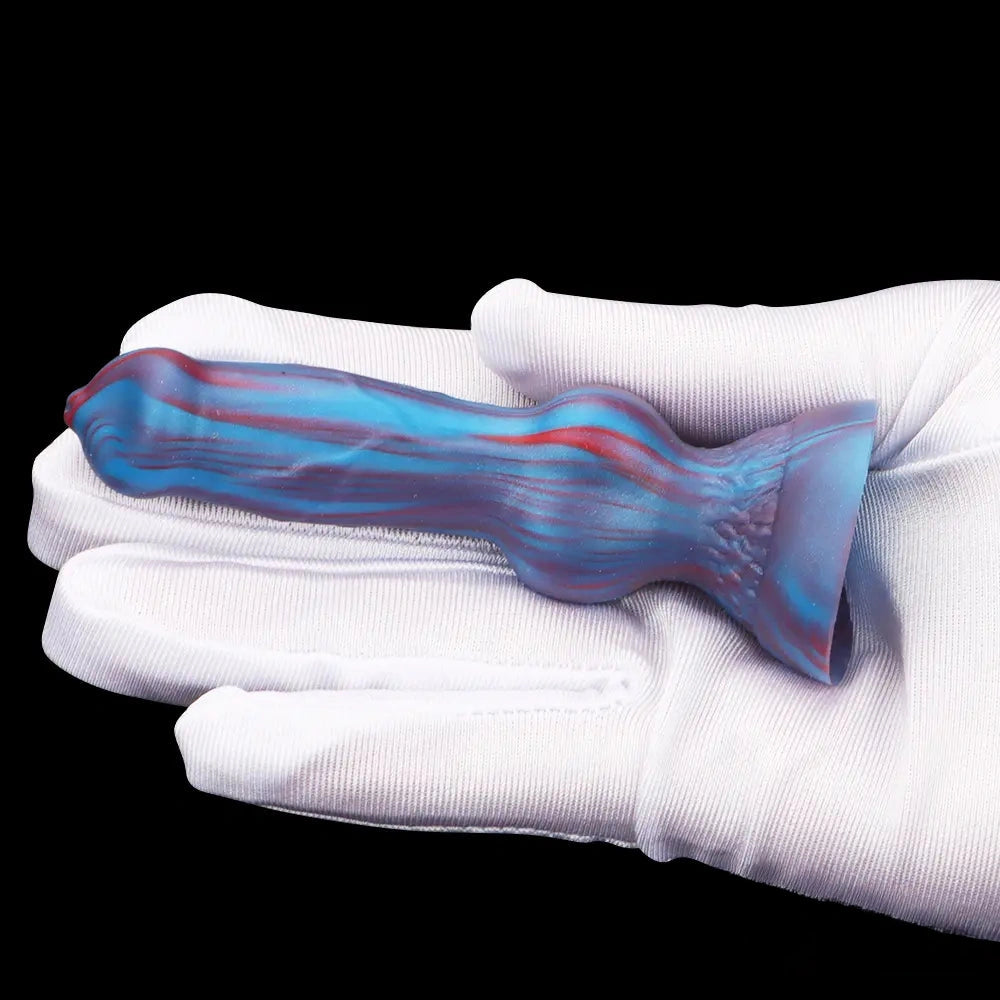 3.81in Mini Soft Silicone Lifelike Animal Dog Penis Dildo For Beginners