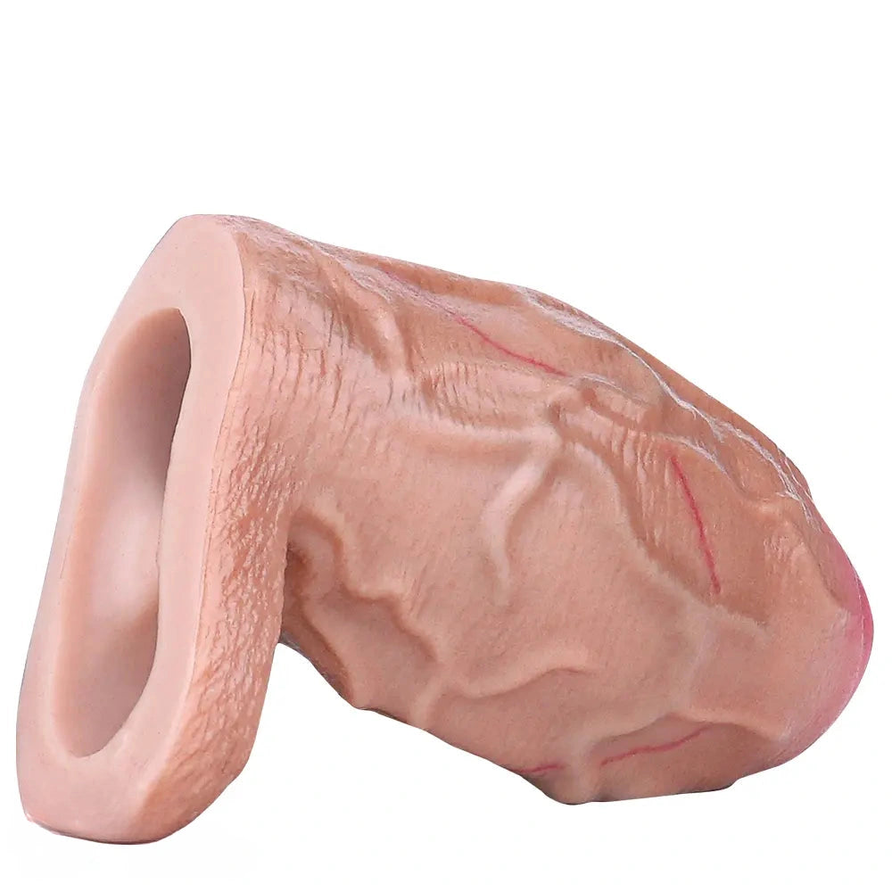 3.81in Realistic Penis Cock Dildo Sleeve Extender For Thicken Sex Toy