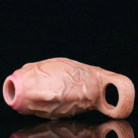 3.81in Realistic Penis Cock Dildo Sleeve Extender For Thicken Sex Toy